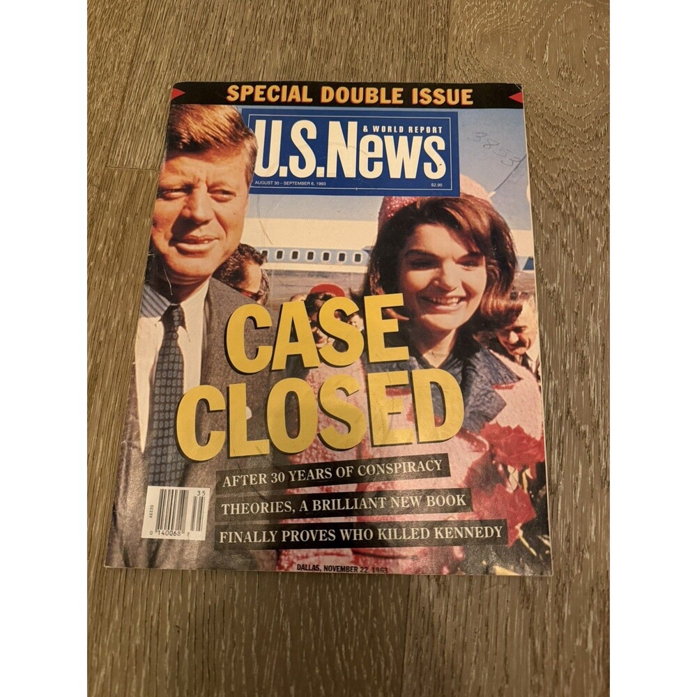 Vintage US News & World Report Magazine 1993 John Kennedy JFK Memorabilia
